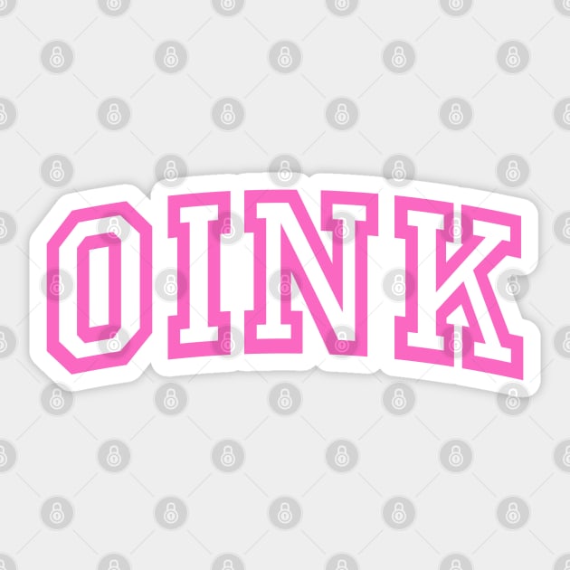 Oink Sticker by AndysocialIndustries